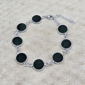 Bracelet vert sapin MARQUETERIE