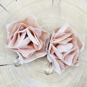 Boucles d'oreilles Fleurs POUDRE